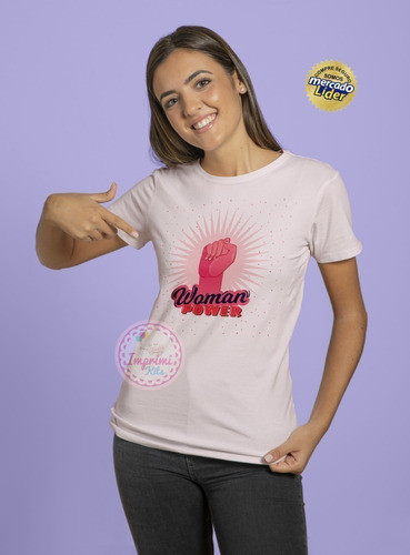 #03 Diseños Remeras Mujer Sublimar Feminista Feminismo Frase 1