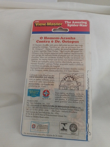 Rara Cartela View Master Antiga Lacrada 1