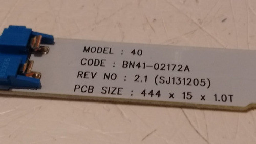 Tira Conectora Led Samsung Un40j5300agcdf Bn41-02172a Ak464 0