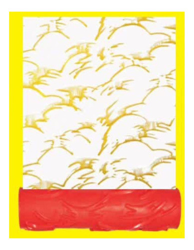 Rodillo De Textura 3d Decorativo Premium Matezz Caribe 0