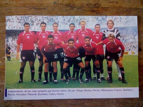 Recorte Independiente Temporada 2001/02 0