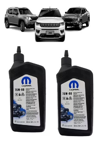 02 Uni - Oleo Diferencial Dian/tras Mopar 75w90 Compass 0