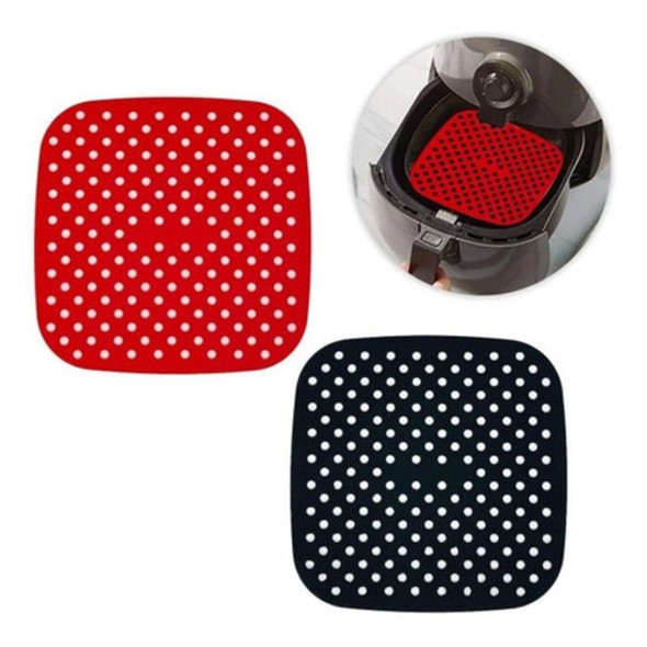 Tapete Culinário Universal Para Airfryer Fritadeira Silicone 1
