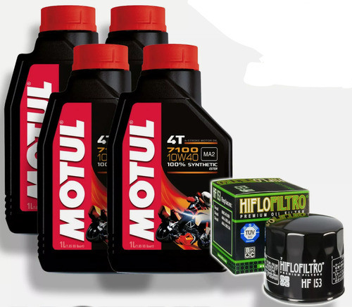 Kit Service Ducati Monster Motul 7100 X4 + Filtro Aceite 0