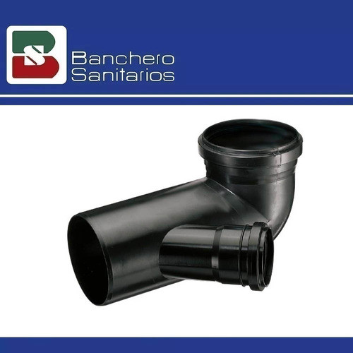 Codo Duratop Línea X Negro C/acom Izq 110 1