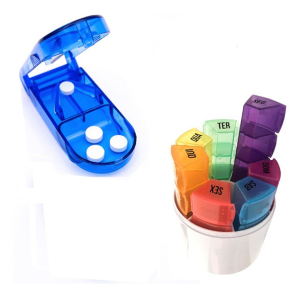 Kit Porta Comprimido E Cortador De Comprimido Bic 0