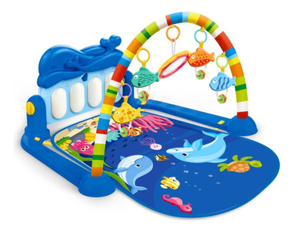 Tapete De Atividades Bebê Piano Musical Oceano Replay Kids 0