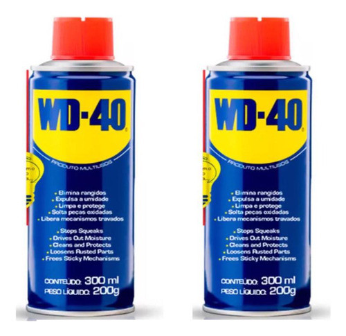 Óleo Lubrificante Multiuso 300ml Pacote Com 2 Unidades Wd-40 0