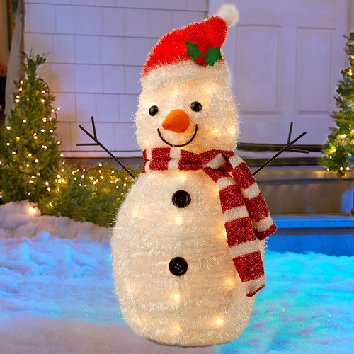 Muñeco Nieve 56cm Iluminado 25 Luces Twinkle Star 1