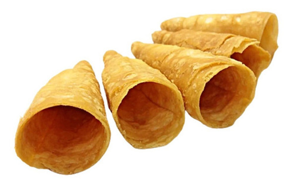 Canudo Frito Crocante 250g Você Recheia Como Quiser 50un 0