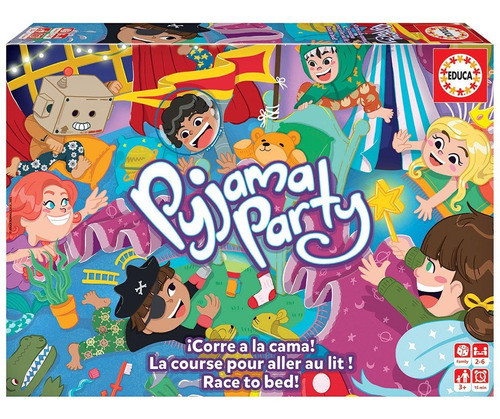 Juego De Mesa Educa La Fiesta De Pijamas +3 Febo 0