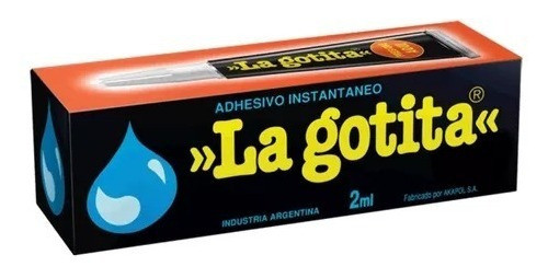 Adhesivo Pegamento La Gotita Instantaneo 2 Ml X 1 Unidad 0