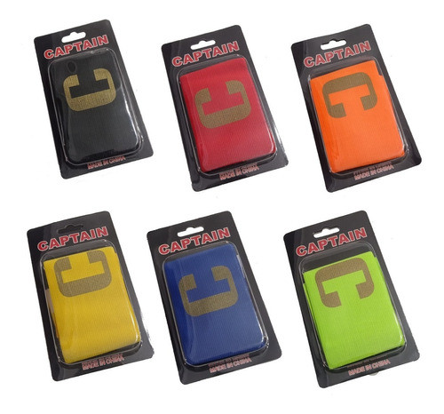 Cinta De Capitan X10u Colores Surtidos Elastica Con Abrojo 0