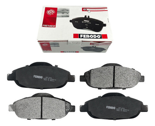Pastillas Freno Ceramica Ferodo Citroen C4 Picasso Delantera 0