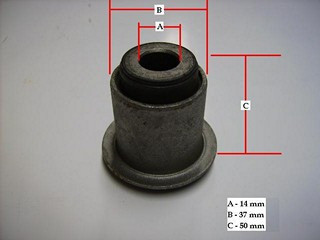 Buje De Parrilla Inferior (chapa)c/valona Honda Crv 96-01 0
