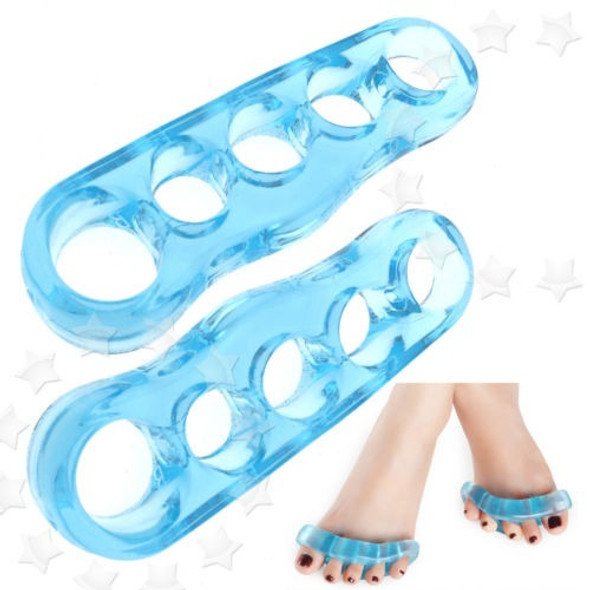 2 X Gel Toe Separador Ortesis Camillas Alinear Superpuestos 0