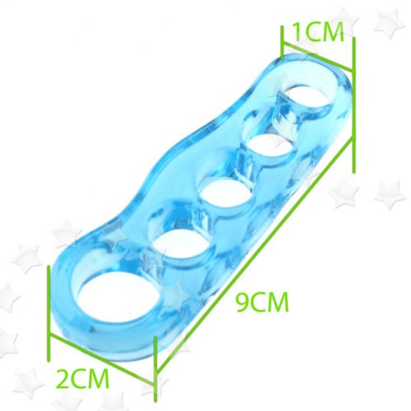 2 X Gel Toe Separador Ortesis Camillas Alinear Superpuestos 1