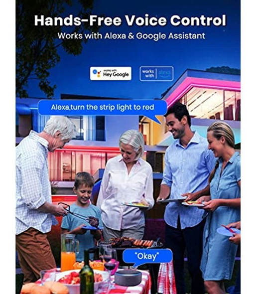 Tira De Luces Led De 100 Pies A Prueba De Agua, Tendist Outd 1