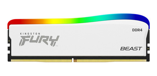 Memoria Kingston Fury 8gb Ddr4 3200 Rgb Blanca Tranza 0