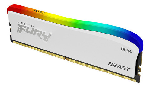 Memoria Kingston Fury 8gb Ddr4 3200 Rgb Blanca Tranza 1