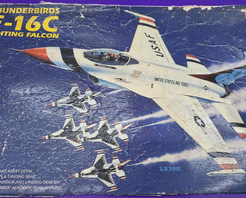 Thunderbird F 16 Falcon 1/48  Sin Caja En Bolsa Completo 1