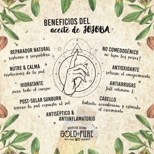 Aceite De Jojoba Premium 100% Puro | 250 Ml. | Orgánico 1