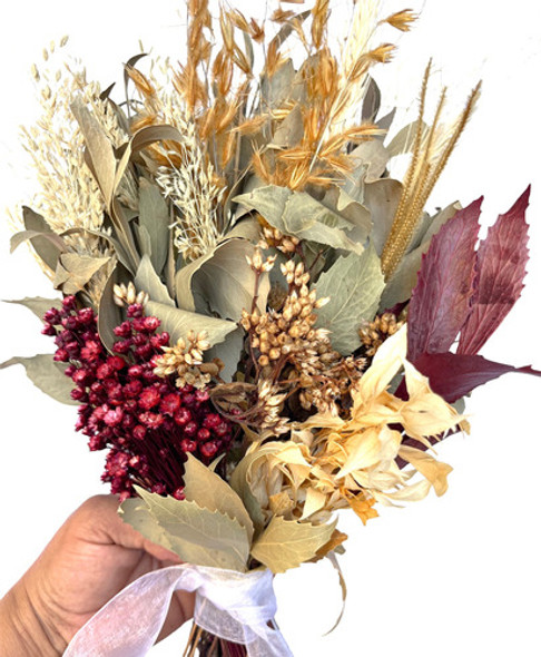 Arranjo/buquê M Flores Desidratadas Marsala 0