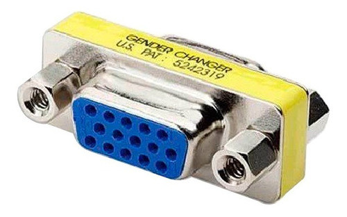 Adaptador Ficha Vga Hembra - Hembra Prolongador Microcentro 0