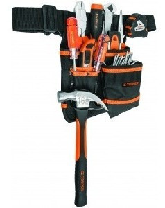 Porta-herram,poliester,7 Compartim,c/cinturón Truper Pon 0