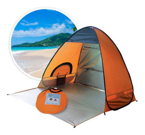 Carpa Playera Río Plegable Para 2 Con Costura Reforzada 0