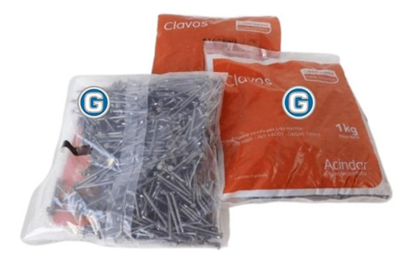 Clavos Punta Paris Acindar De 3 Pulgada Bolsa 15 Kg Gramabi 0