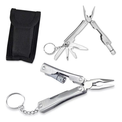 Pinza Supervivencia Multifuncion Linterna Con Estuche Regalo 0