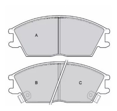 Pastillas Freno Hyundai Excel Del. 1