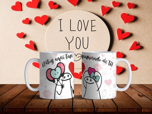 Diseños Plantillas Tazas San Valentín Flork Enamorados P180 1