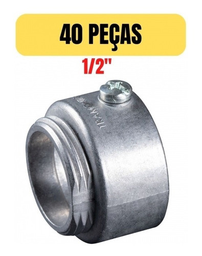Kit 40 Conector Unidut Multiplo Montavel Com Rosca 1/2 Tramo 1