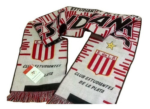 Estudiantes De La Plata Bufanda Hilo Linea Premiun E89 0