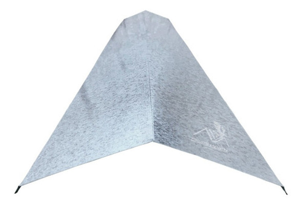 Zingueria Cumbrera Caballete Galvanizada 20x20 C25 X 2.44 Mt 0
