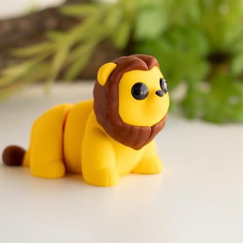 Baby León Articulado- Ideal Souvenier  X20u My3dimpresiones 1