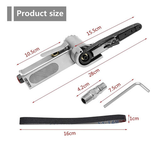 Mini Lijadora De Banda Hoypeyfiy, Neumática, Max 90 Psi 1