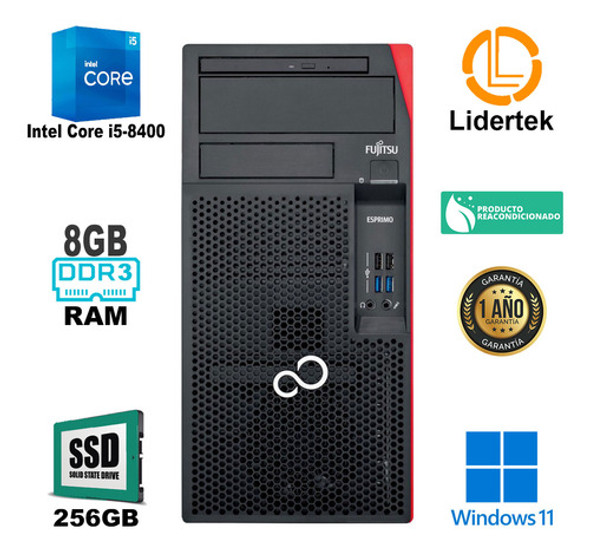 Pc Escritorio Computadora Core I5-8400 Ssd M.2 Win11 Pro 1