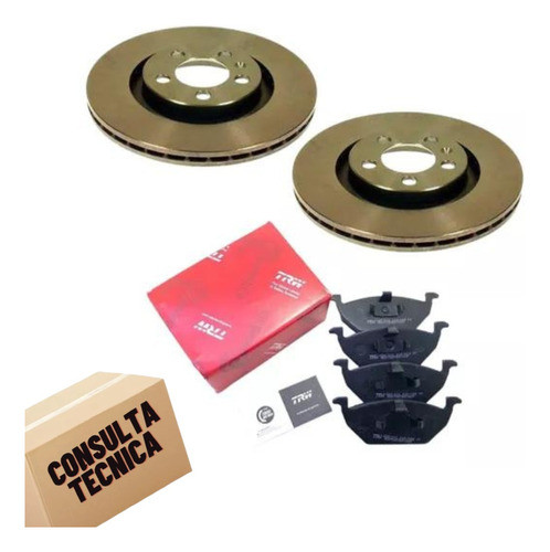 Kit Discos Y Pastillas Volkswagen Fox Crossfox Suran 280mm 0
