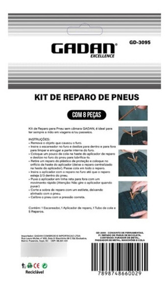 Kit De  Reparo  De Pneus 1