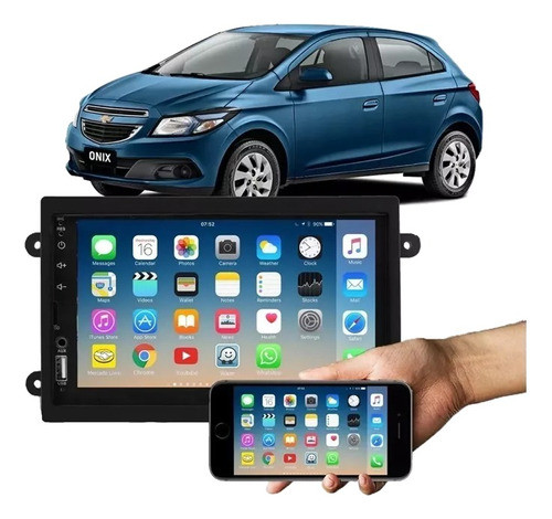 Estereo Pantalla Multimedia Bluetooth Onix Cobalt Prisma 0