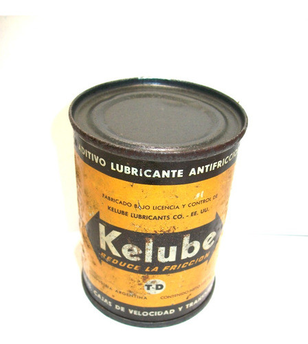 Antigua Lata Llena Lubricante Kelube Antifriccion Td  125 Cc 0