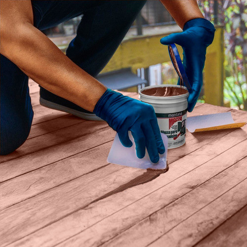 Massa Calafetar Correção Madeira Mazza 6,4kg Ipe 1