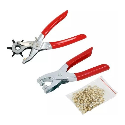 Pinza Ojalillos Sacabocados Remachadora 0