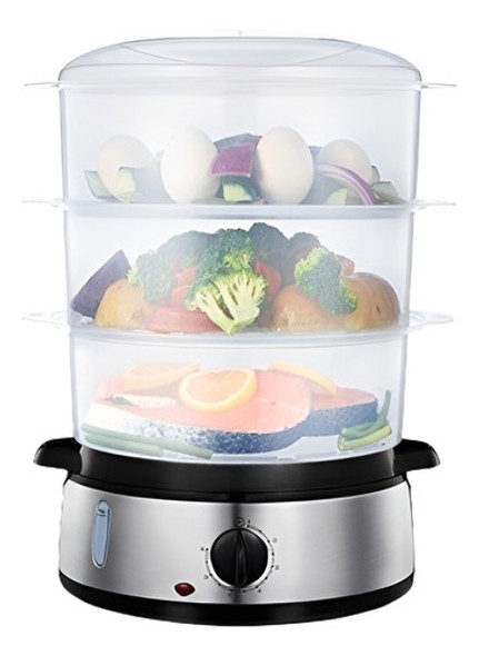 Achok Food Steamer Bpa Free Healthy Steamer 9.5 Cuartos De V 0