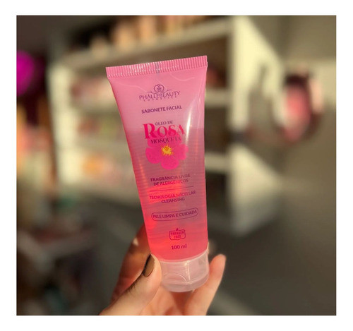 Sabonete Facial Líquido Com Oleo Rosa Mosqueta Phállebeauty 1
