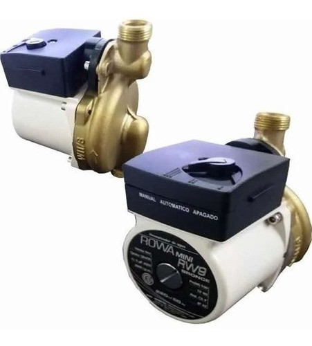 Bomba Presurizadora Rowa Modelo Mini 9 Bronce Nueva 0