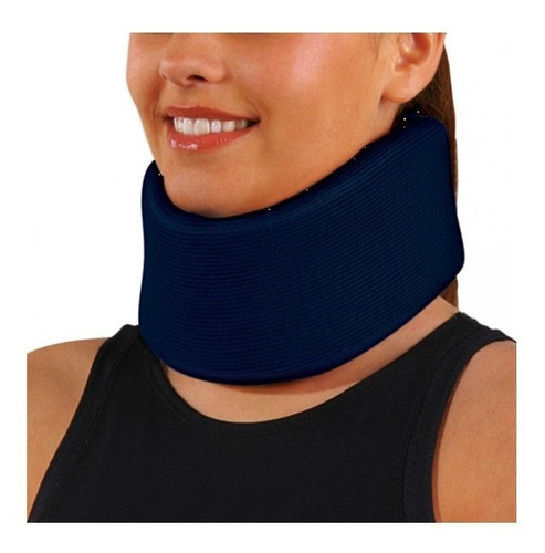 Colar Cervical Ortopédico Em Espuma Azul - Tam. Grande 0